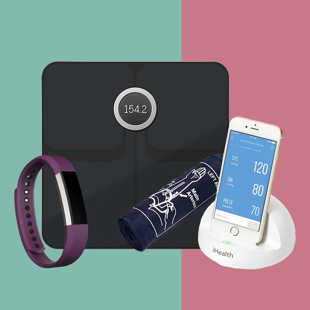 fitbit blood pressure